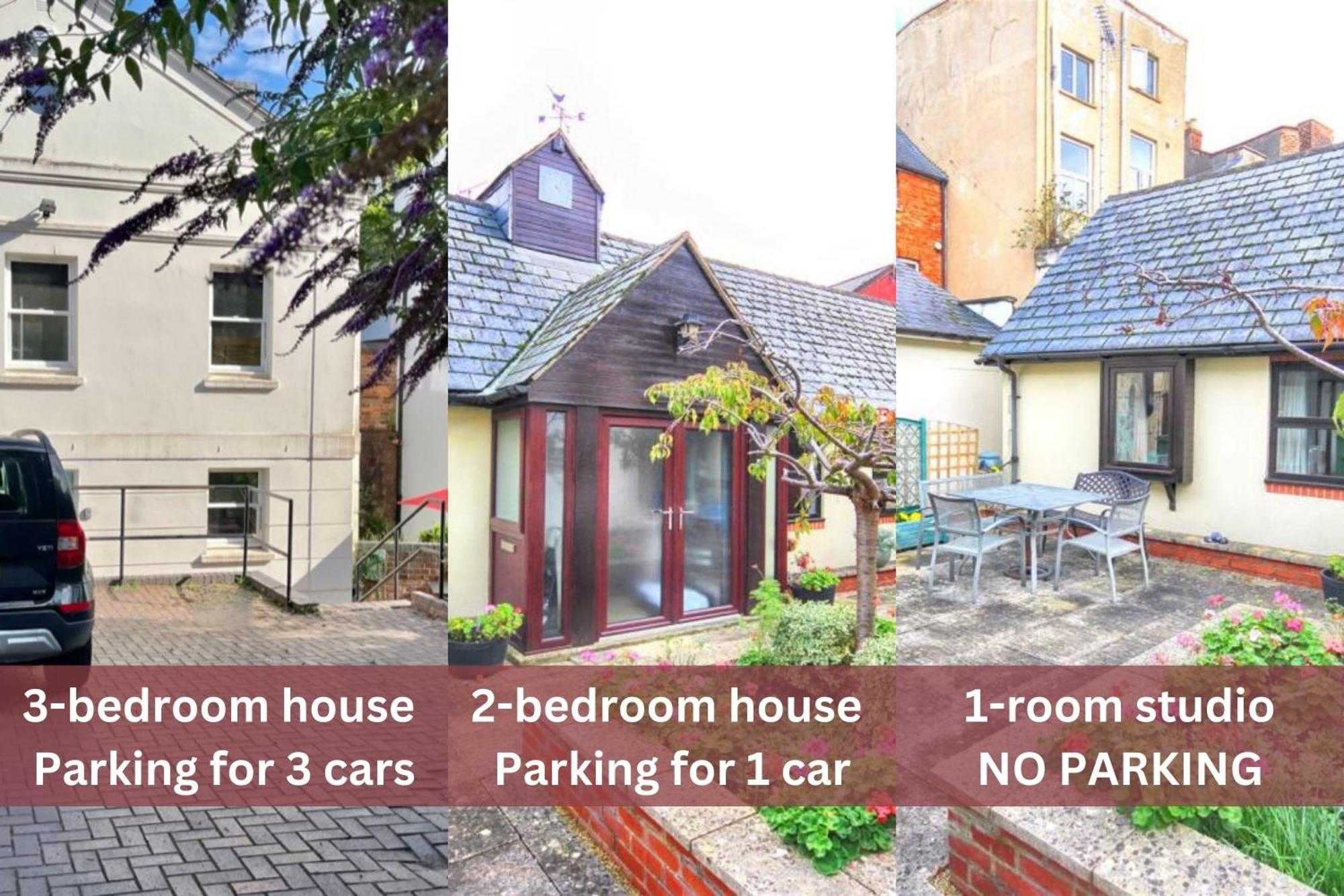 Vernon Place Town Centre, Vernon Cottage 3-Bed With Parking, 1A Vernon Court 2-Bed With Parking, 1B Studio No Parking, Off The High Street Next To Sandford Park Cheltenham Extérieur photo